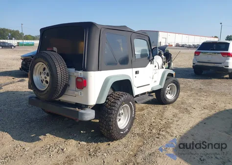 1998 Jeep Wrangler / Tj Sport из США, поврежденный, VIN 1J4FY19S1WP701461